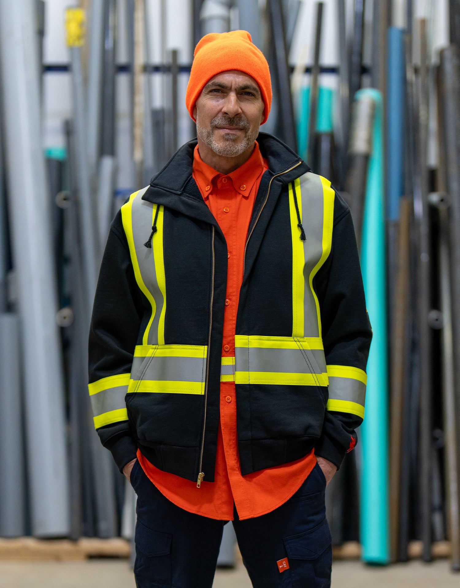 Forcefield FR Hoodie, with Detachable Hood – Hi Vis Safety CA