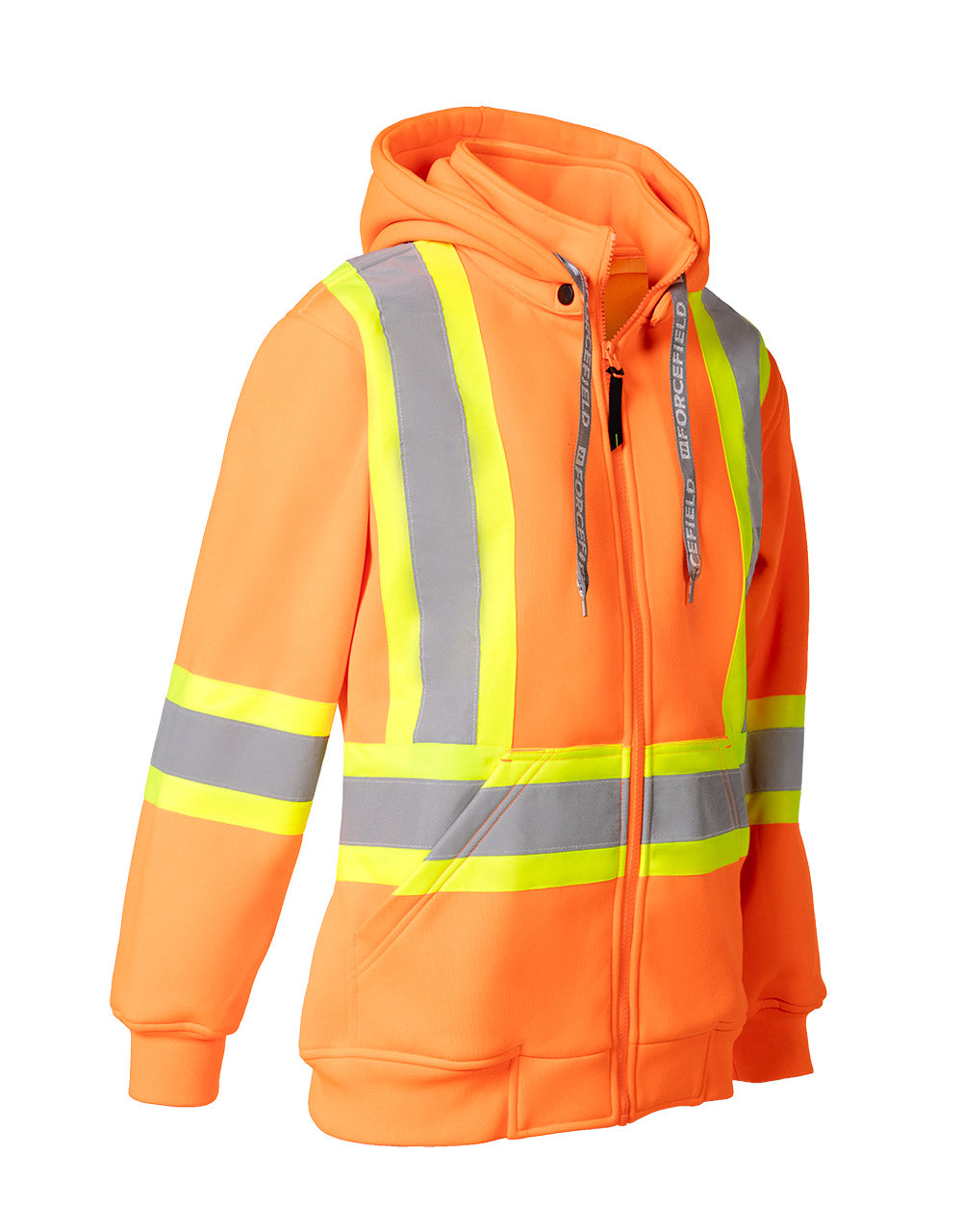 Hi vis zip up hoodie best sale