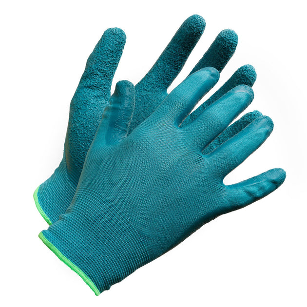 "Fieldwork Ladies Gardening Gloves" Seamless Crinkle Palm Coated