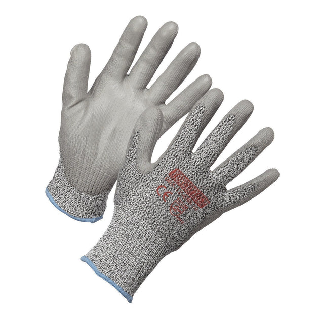Glass Handling Gloves, Coated Cut Resistant