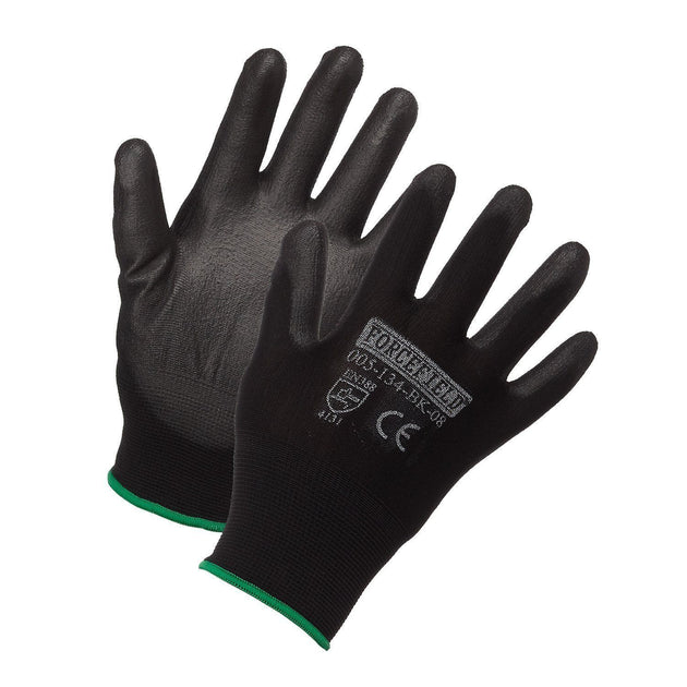 Dexterity® S13PNT3OF Three-Open Finger Micropore Nitrile Grip Work Gloves, Open Finger Work Gloves