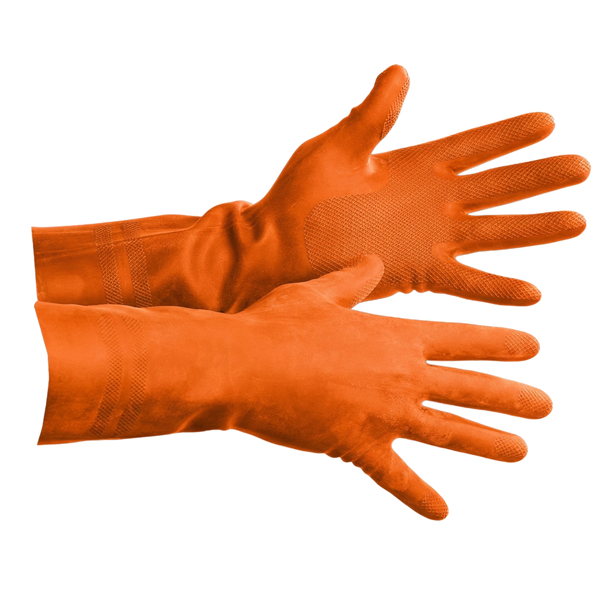 Gant de conserveur en latex épais, disponible en noir ou orange