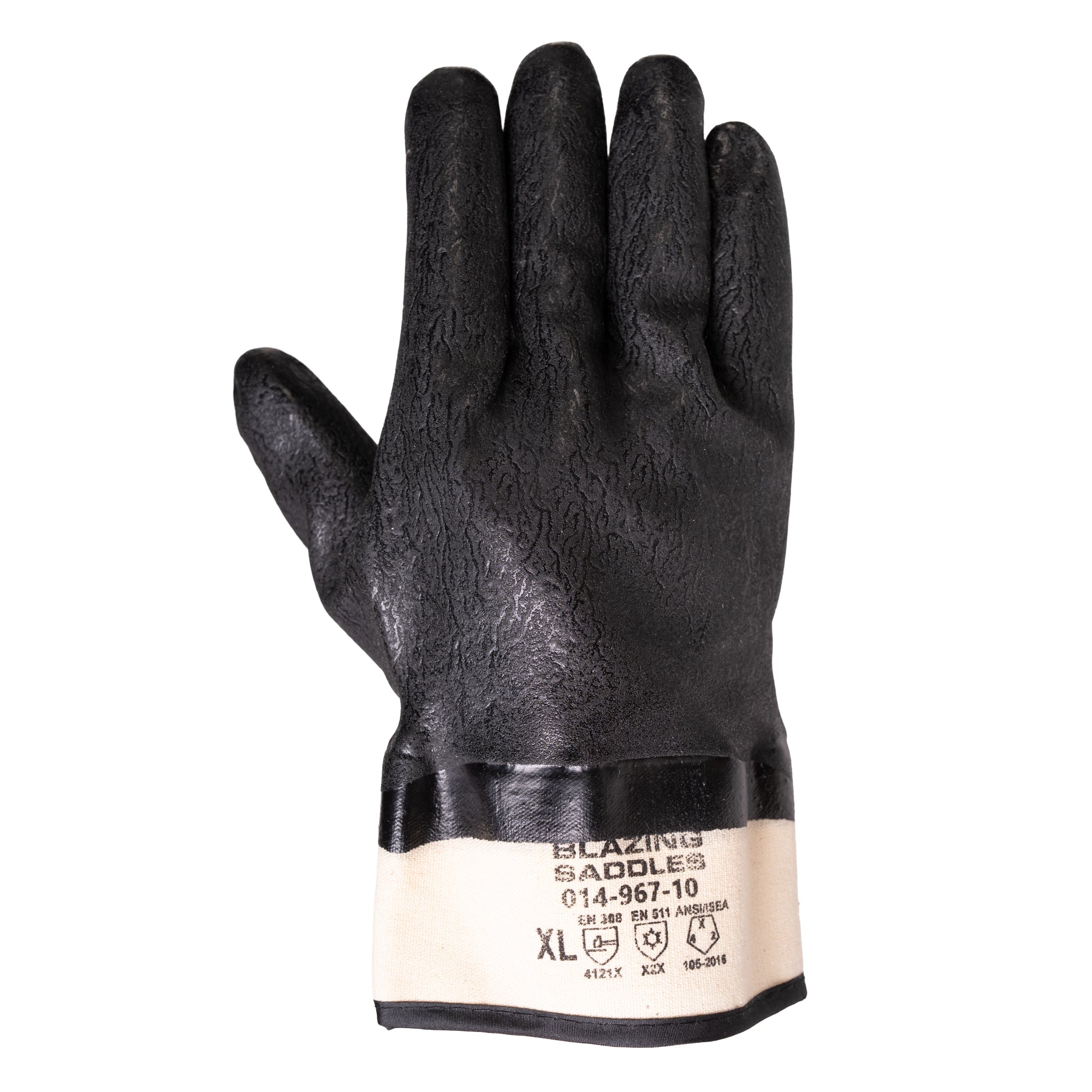 Forcefield “Blazing Saddles” Double-Dipped Nitrile/PVC Coated Gloves 
