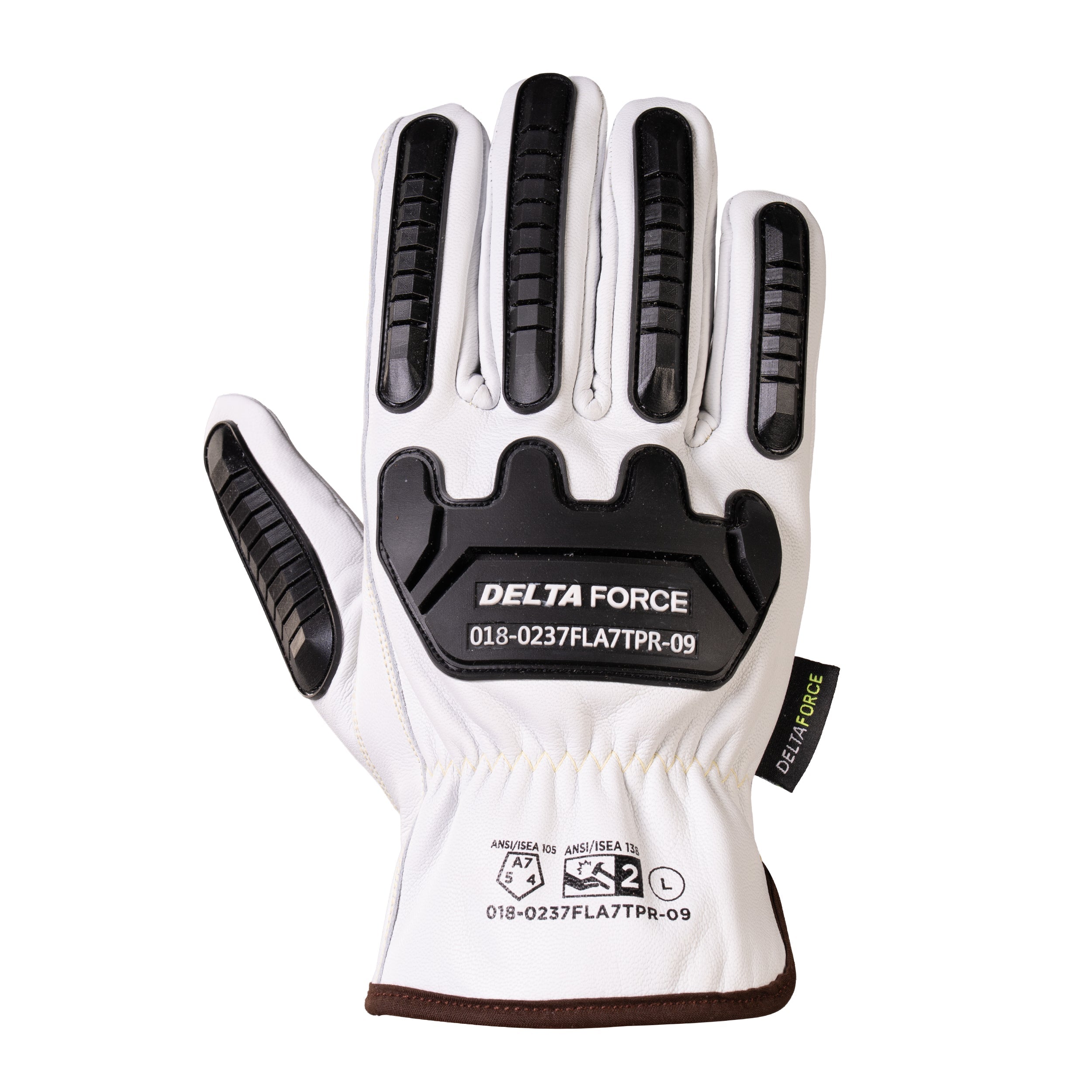 Delta Force Anti-Impact Goatskin Grain Para-Aramid Lined Winter Leather Gloves ANSI Cut A7