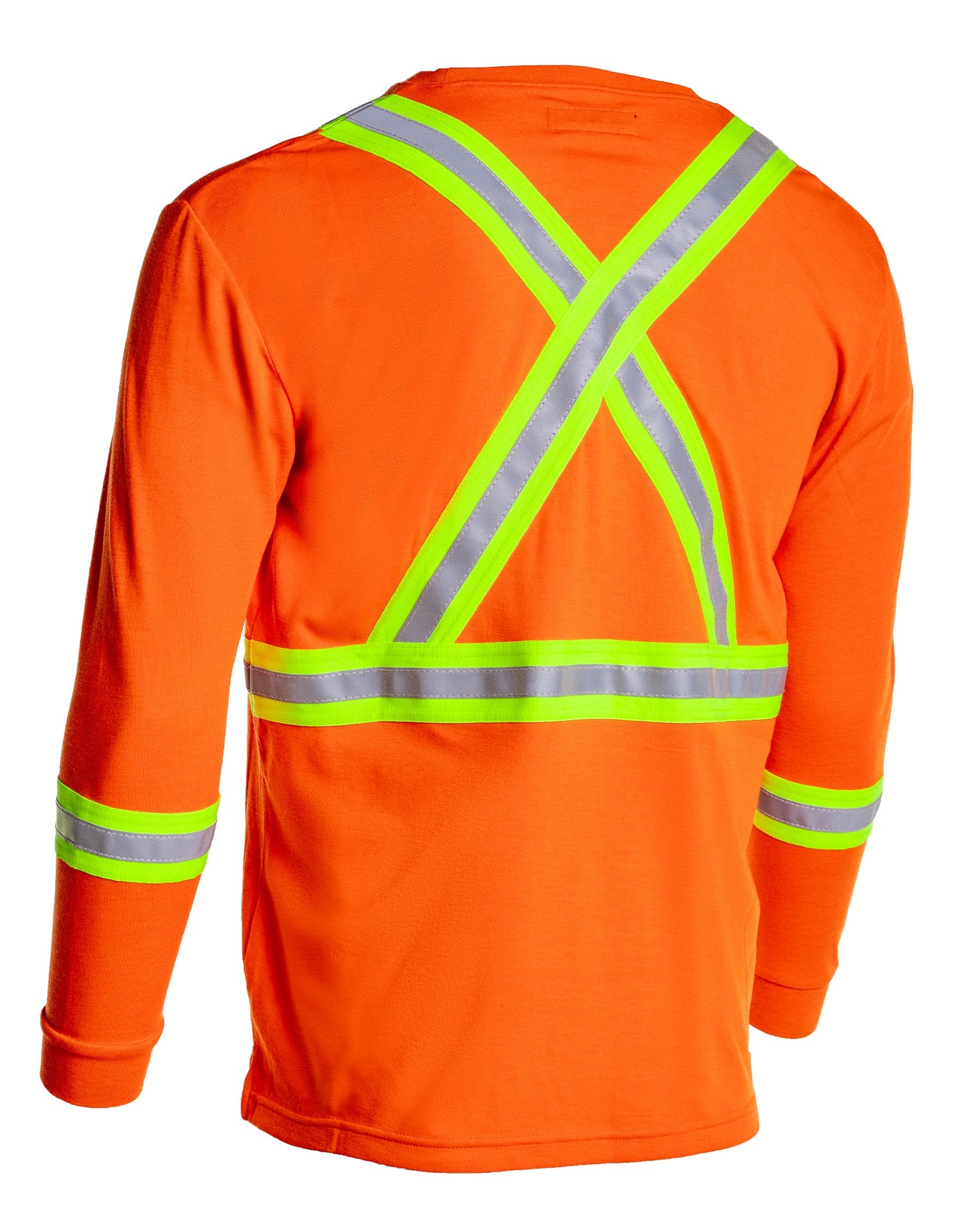 Flame-Resistant 6.4oz Long Sleeve Safety T-shirt