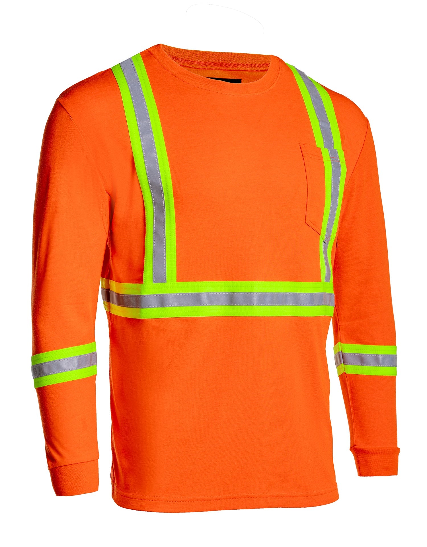 Flame-Resistant 6.4oz Long Sleeve Safety T-shirt