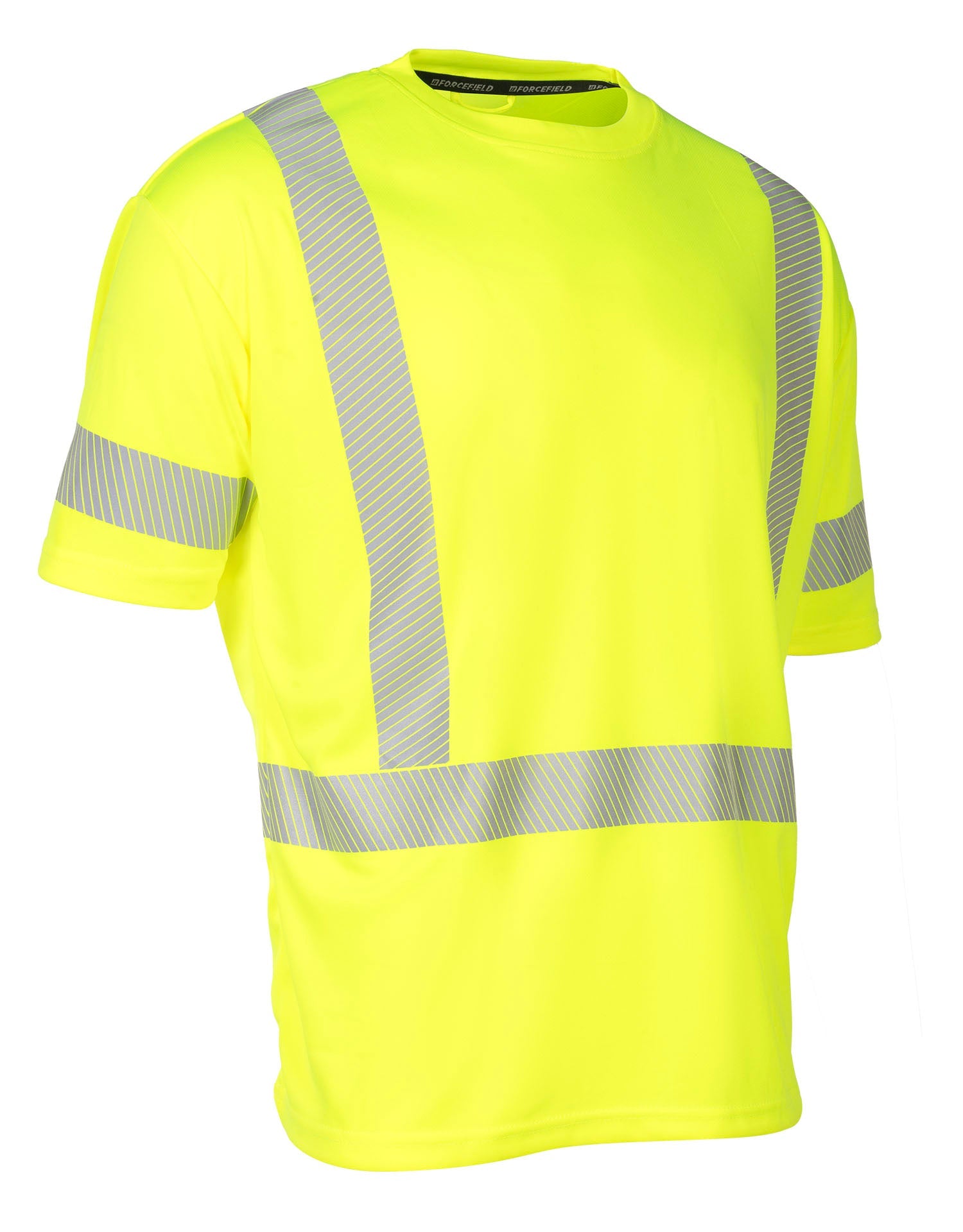 Hi Vis Lime Crew Neck Short Sleeve Ultrasoft Technical Tee