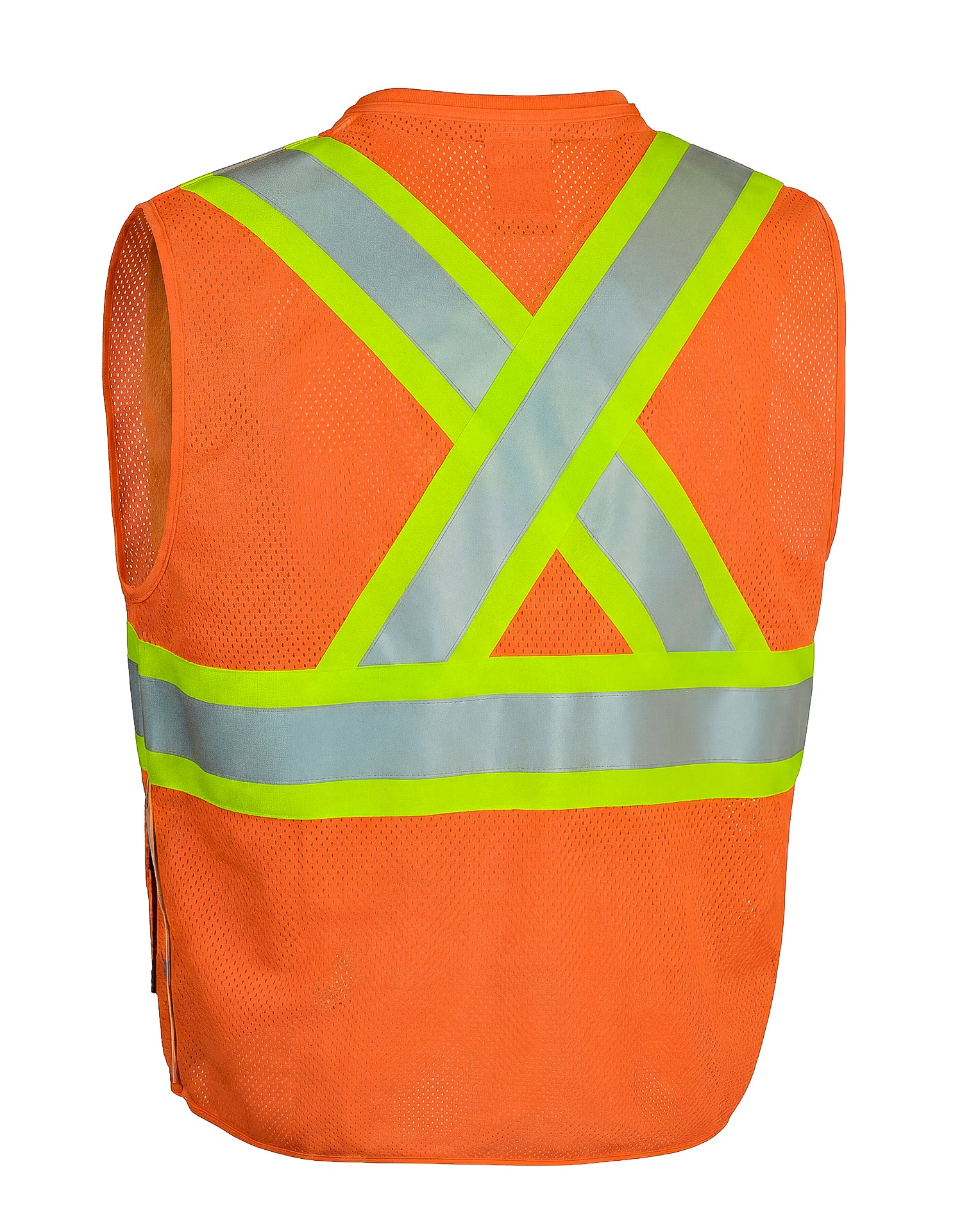 Veste de sécurité haute visibilité résistante au feu (RF) détachable en 5 points