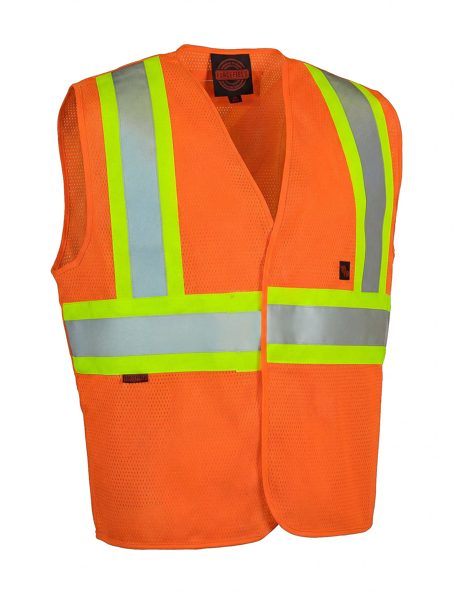 Veste de sécurité haute visibilité résistante au feu (RF) détachable en 5 points