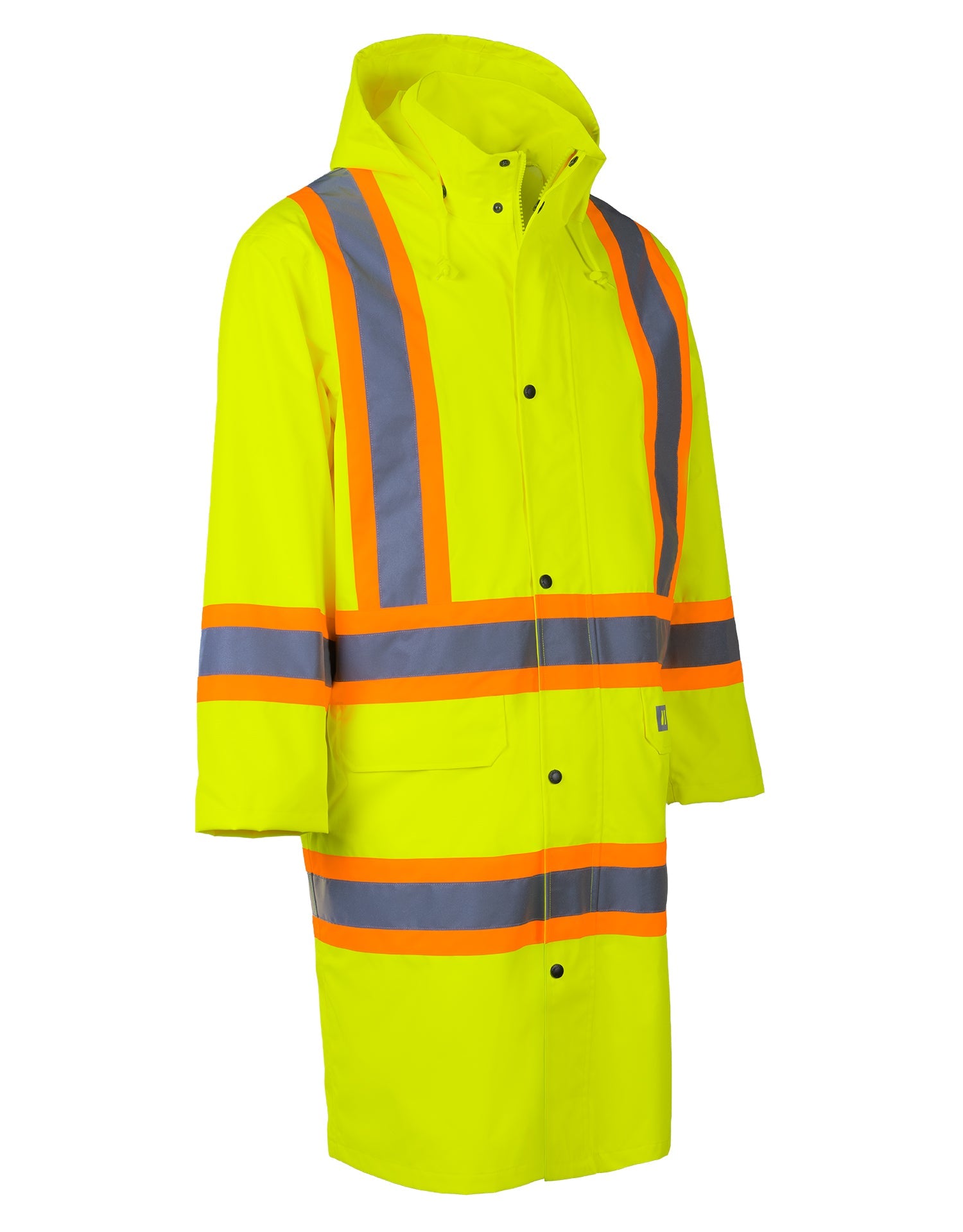 Hi Vis WaterproofLong Rain Coat