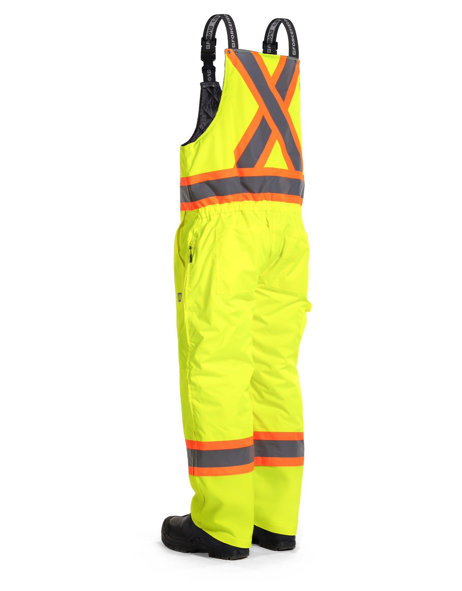 Hi Vis Winter Safety Overall (All Lime)