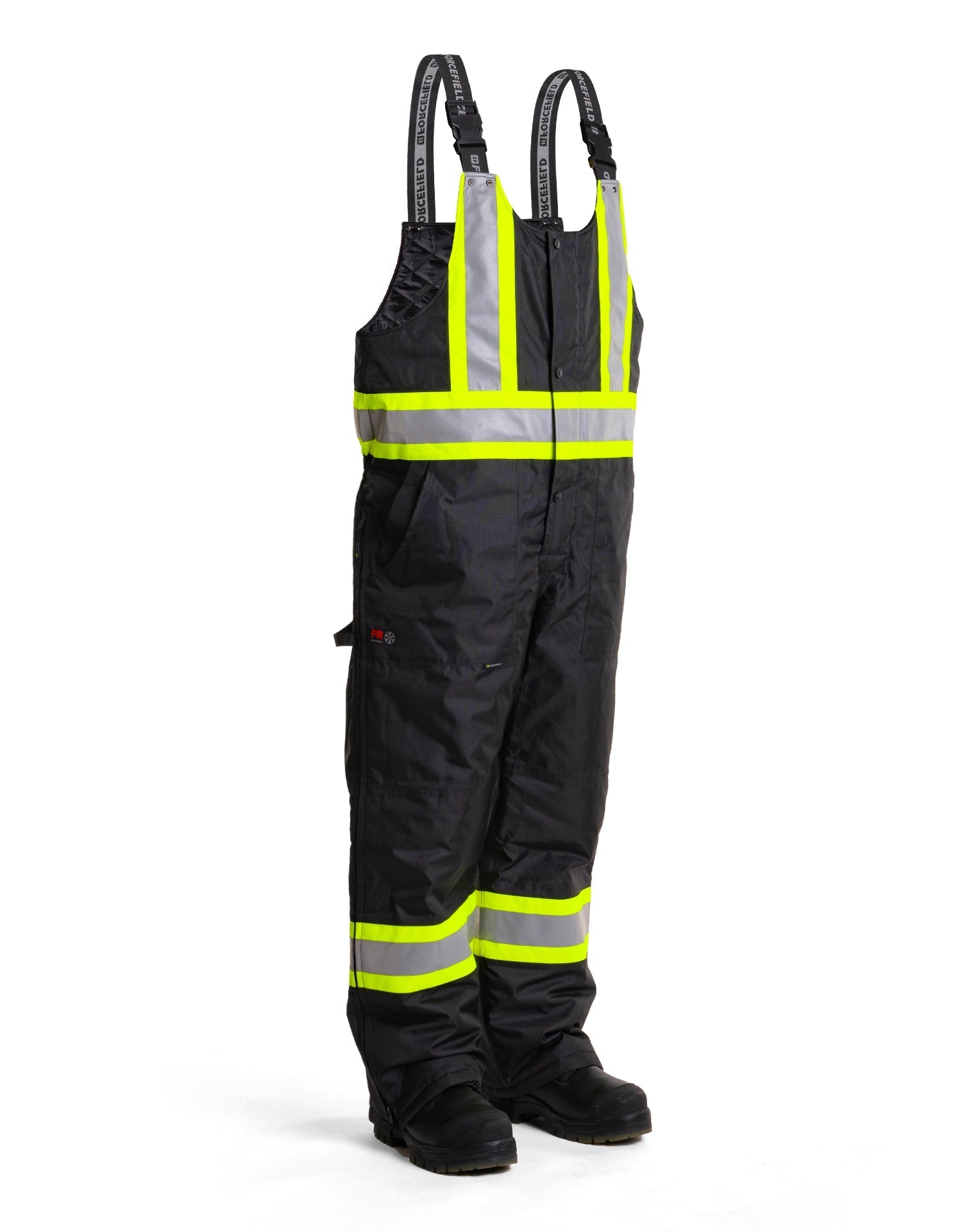 Hi-Vis Flame-Resistant (FR) Ripstop Heavy Weight Lined Bib Pants