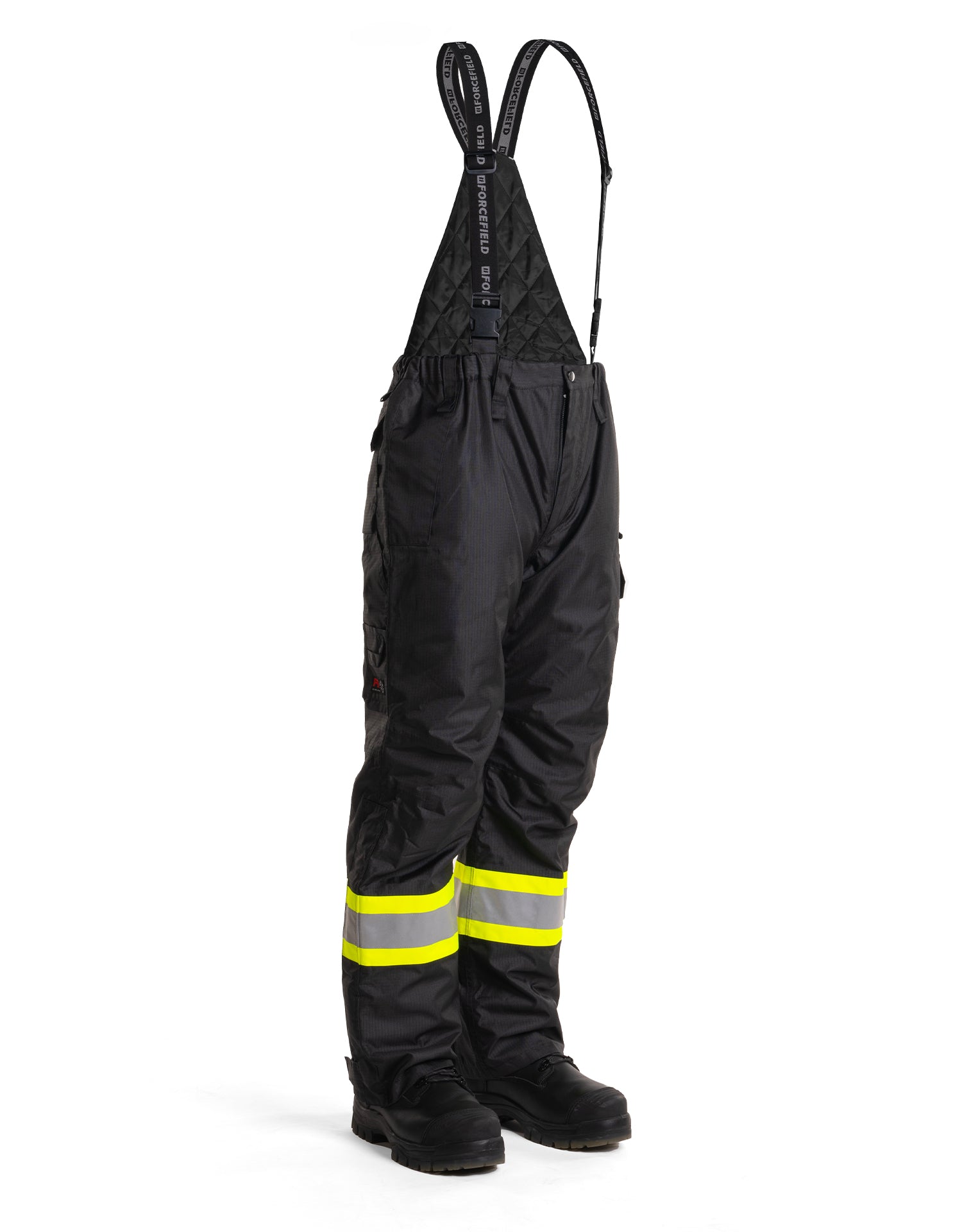 Hi-Vis Flame-Resistant (FR) Ripstop Medium Weight Lined Bib Pants