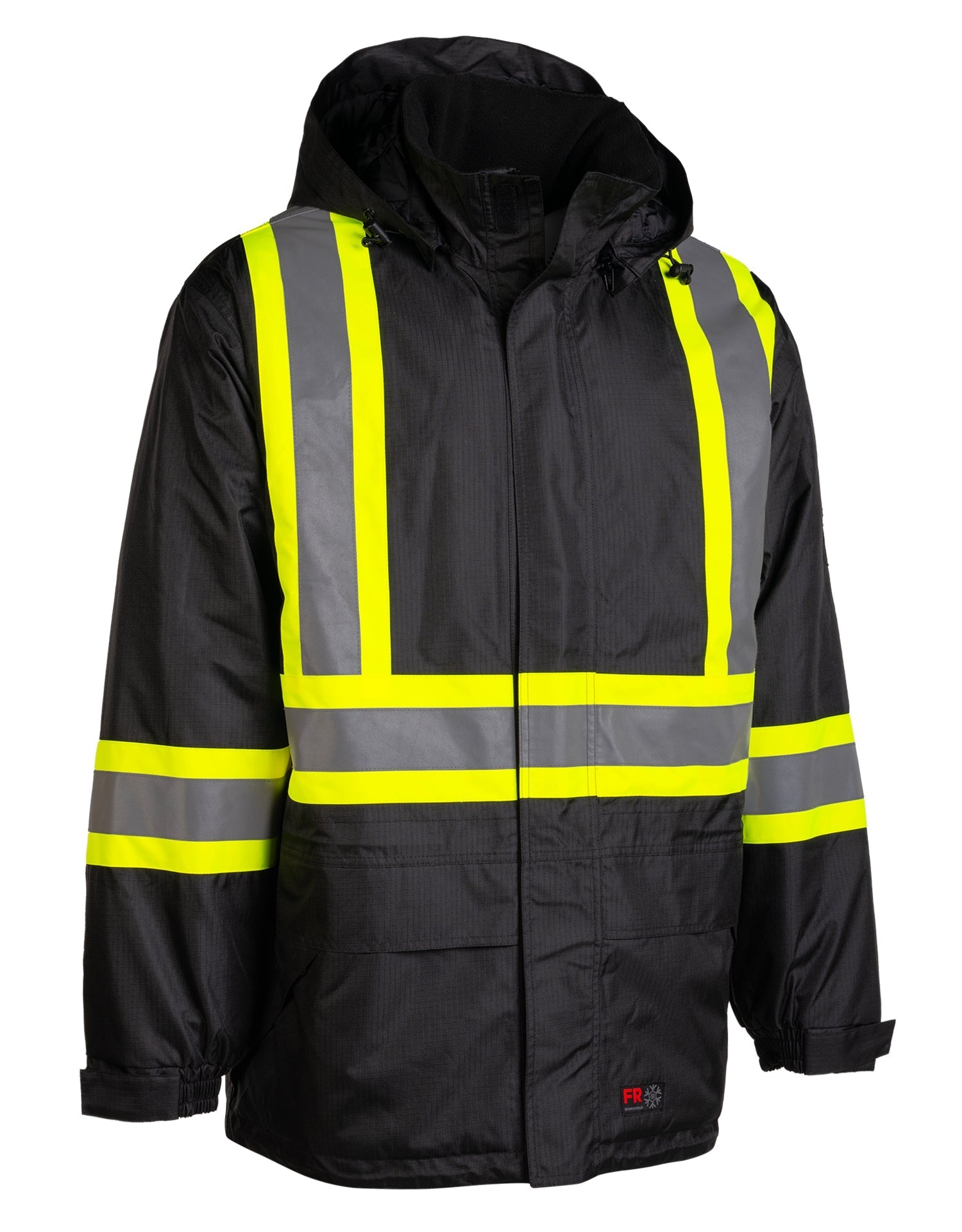 Hi-Vis Flame-Resistant (FR) Ripstop Medium Weight Lined Jacket