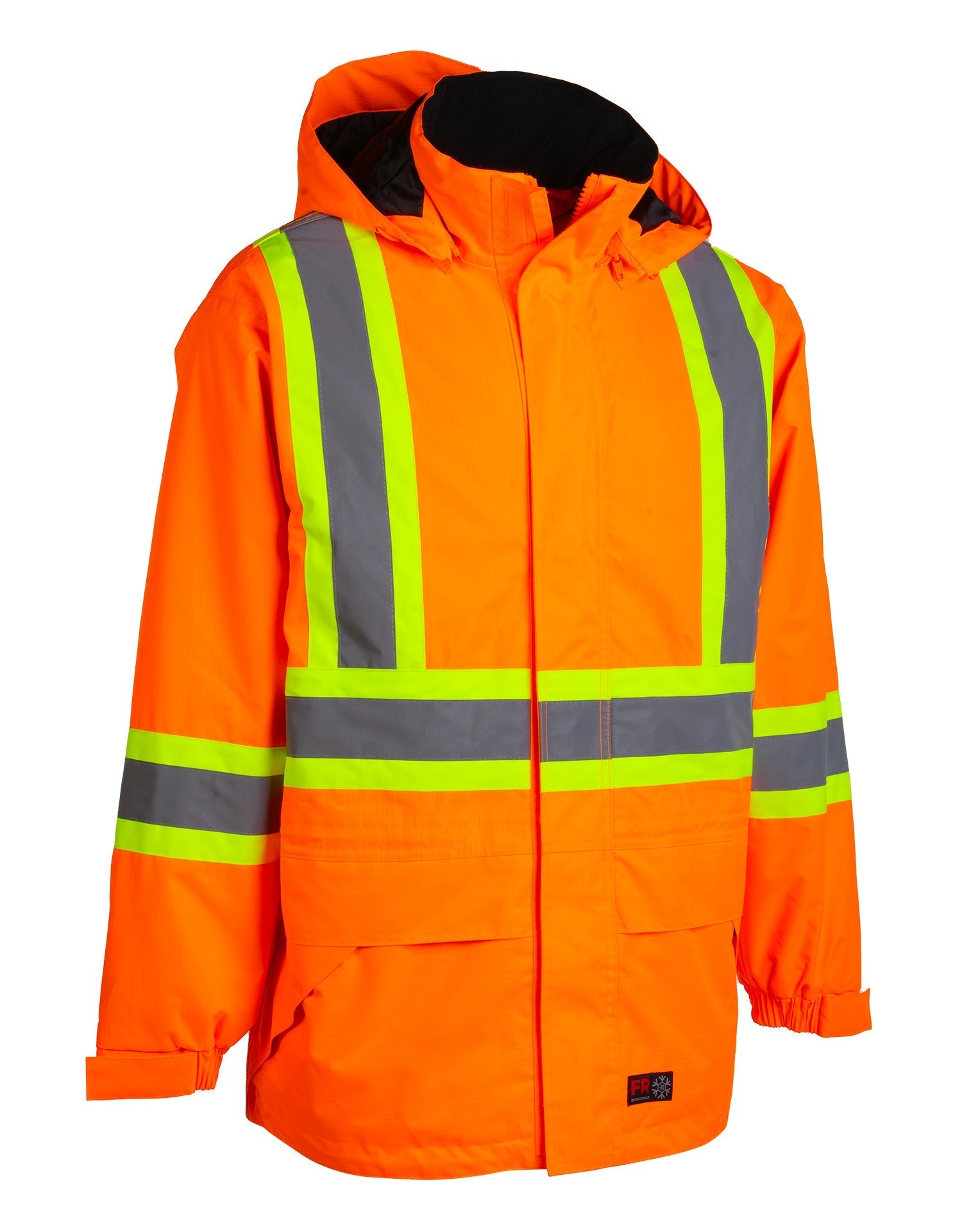 Hi-Vis Flame-Resistant (FR) Ripstop Medium Weight Lined Jacket