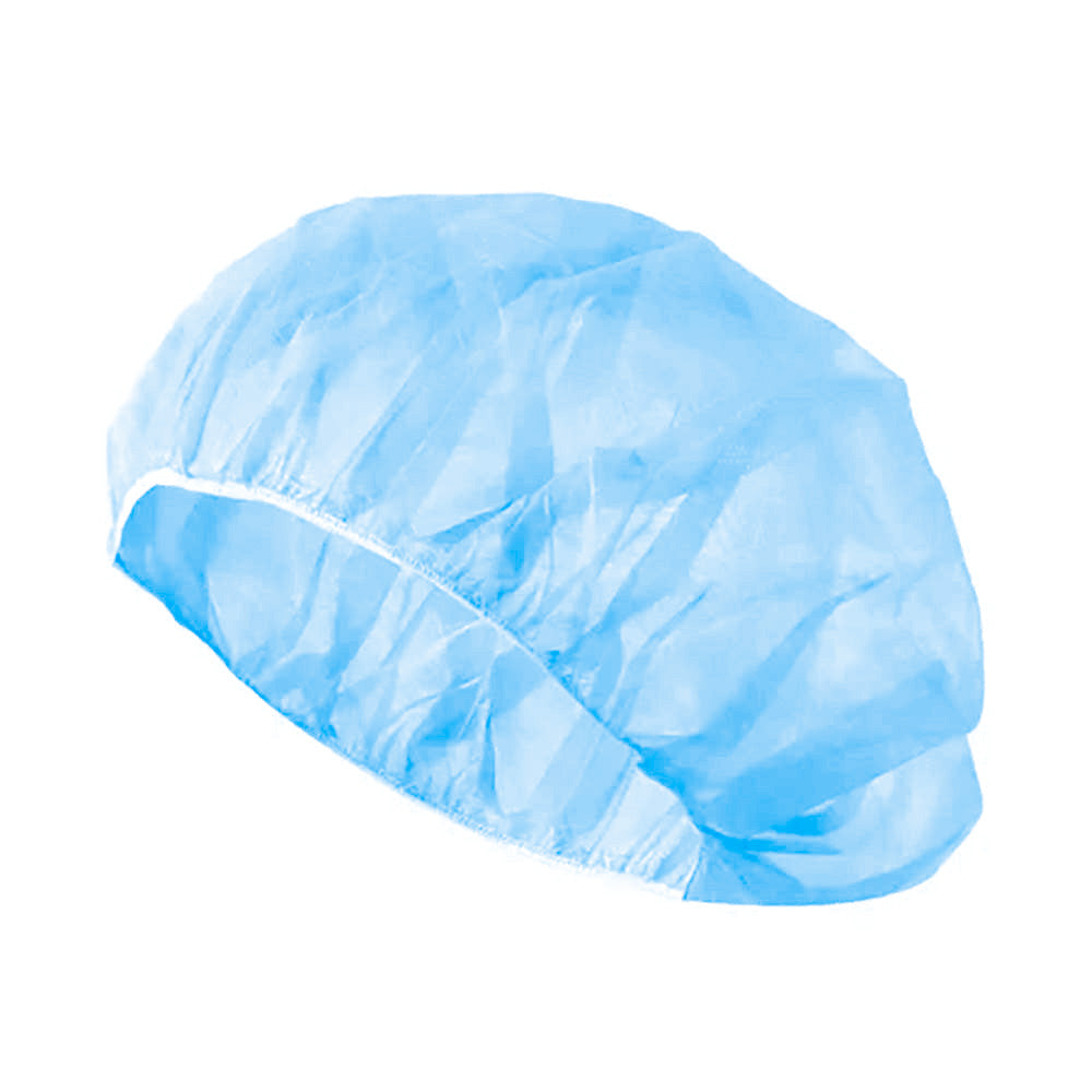 Bonnets bouffants, en polypropylène blanc, 100 par sac