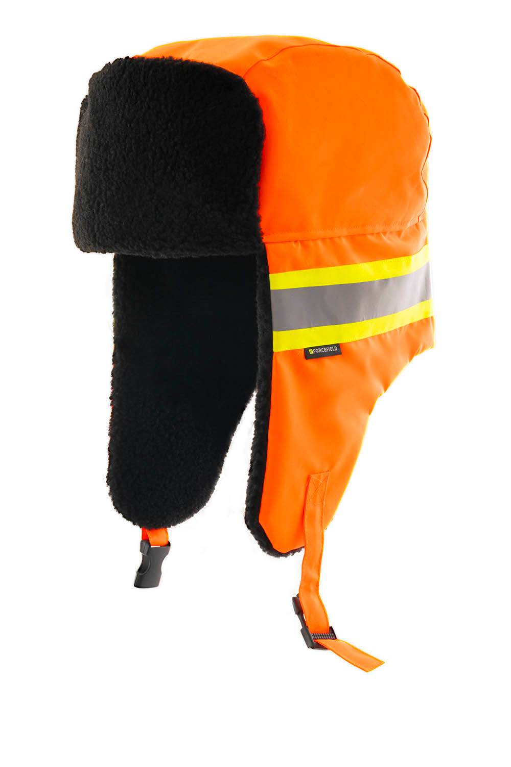 Forcefield Hi Vis Orange Sherpa-Lined Trapper Hat