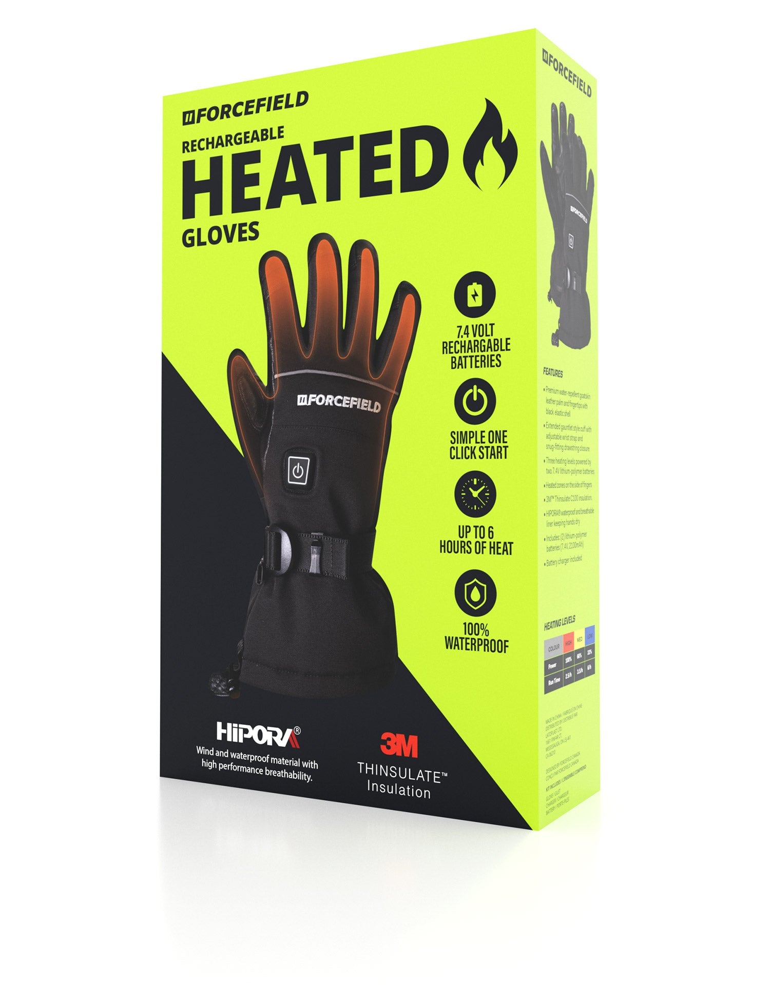 Gants chauffants rechargeables