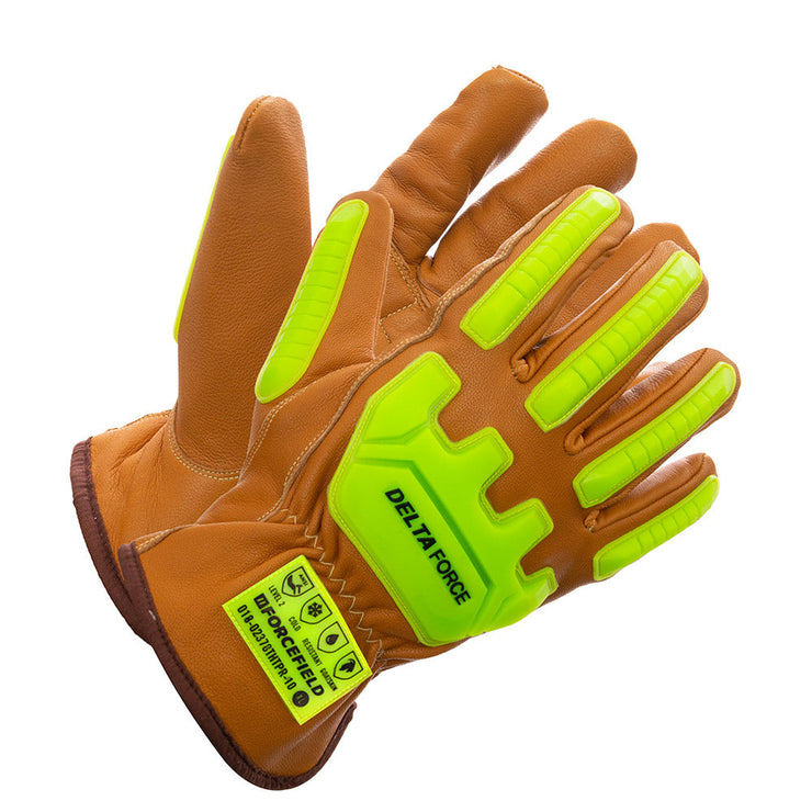 Deltaforce Premium Cut Resistant Goatskin Winter Impact Glove with Thinsulate