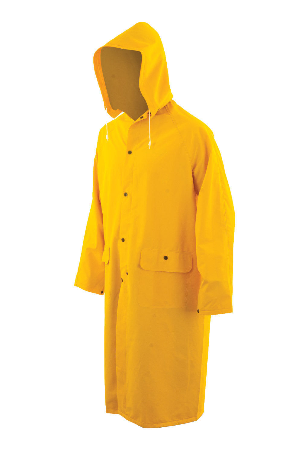 Manteau de pluie longueur 3/4 robuste avec fini durable résistant au feu