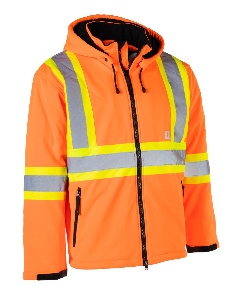 Hi Vis Sherpa Softshell Winter Safety Jacket