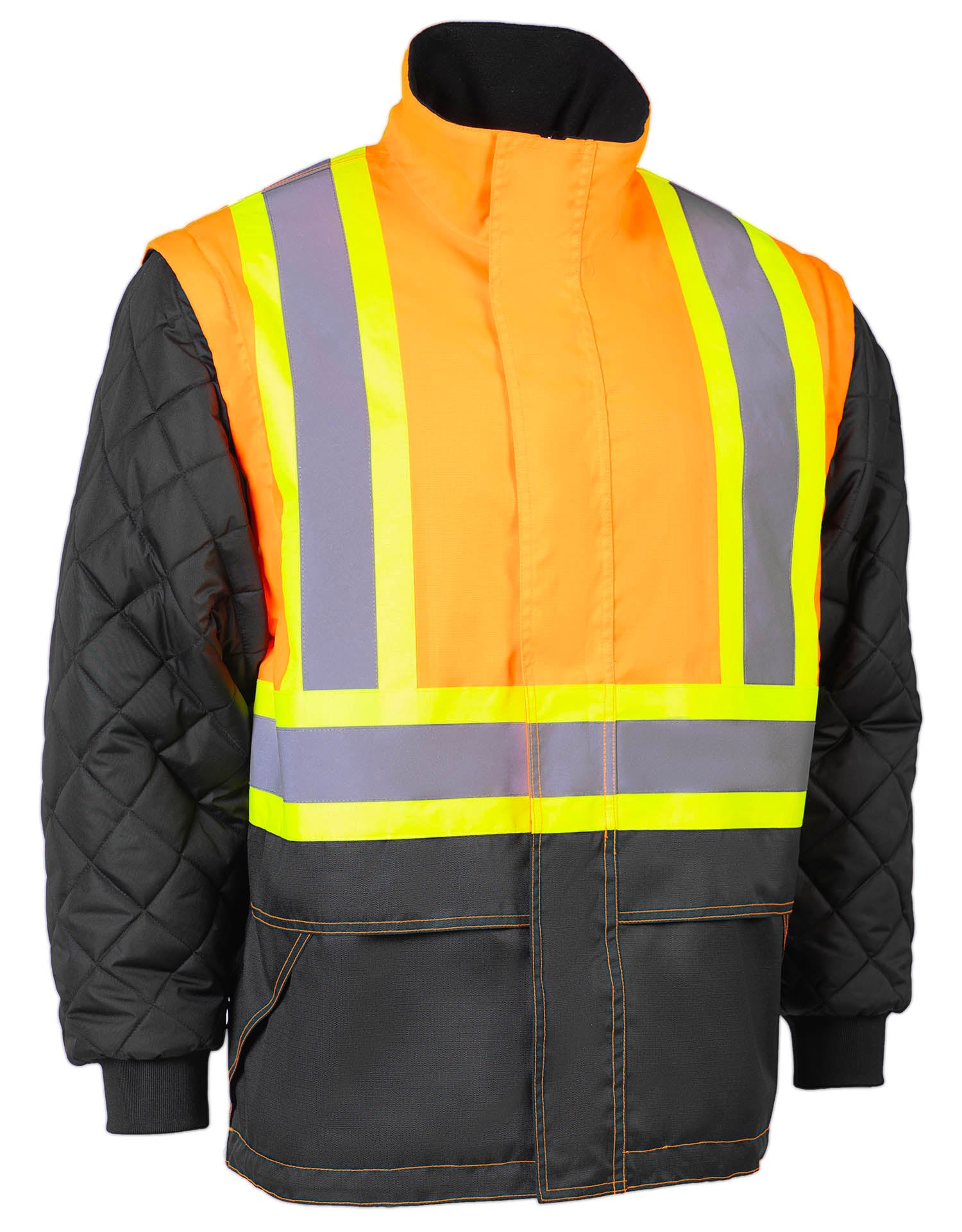 "Torngat" Premium Ripstop 4-in-1 Hi-Vis Safety Parka