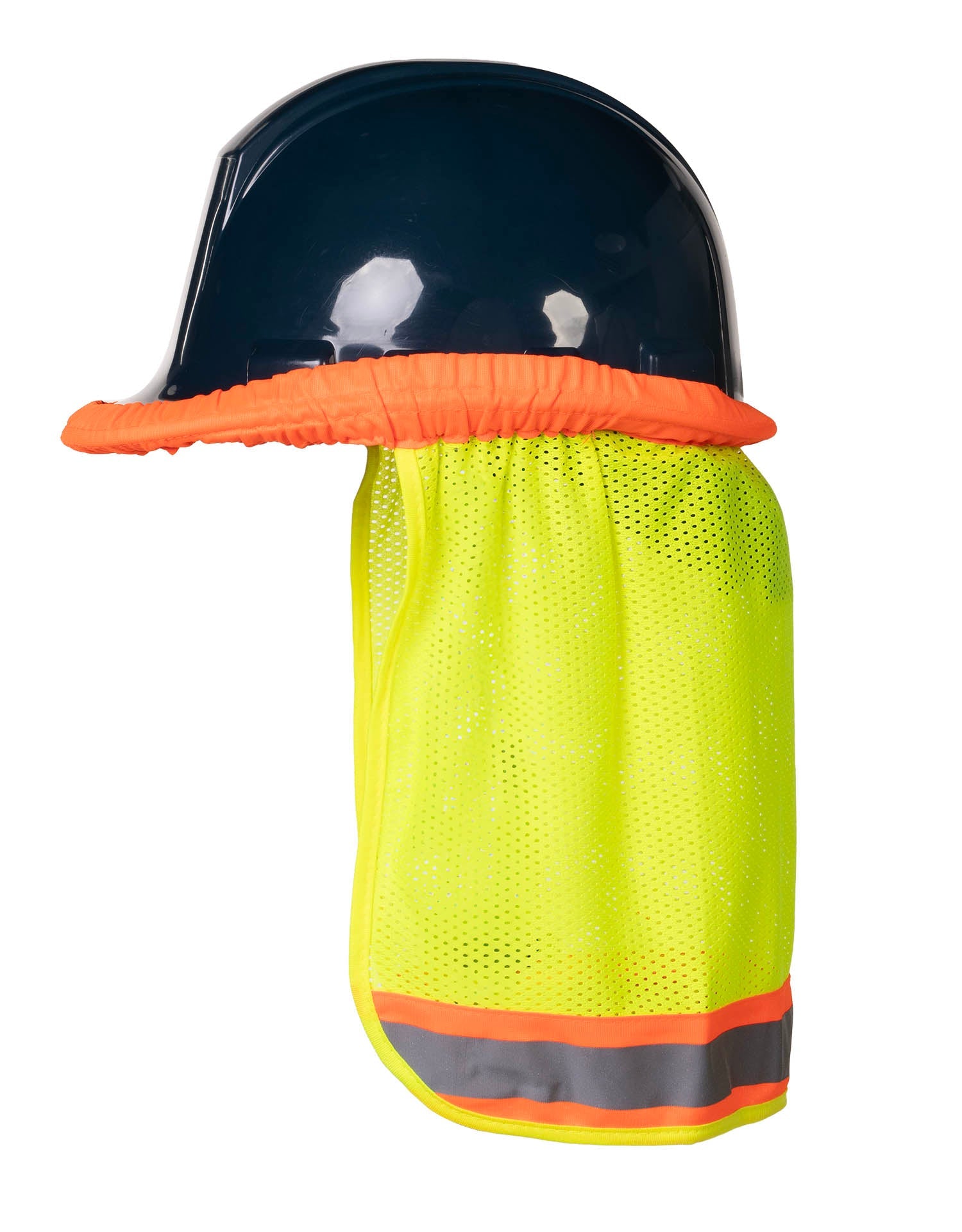 Hi-Vis Reflective Mesh Hard Hat Sun Shade Neck Sheild