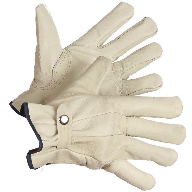 "Cattle Baron" Fleece Lined Roper's Gloves - Hi Vis Safety