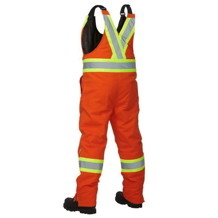 Cotton Canvas Safety Overall - Hi Vis Safety