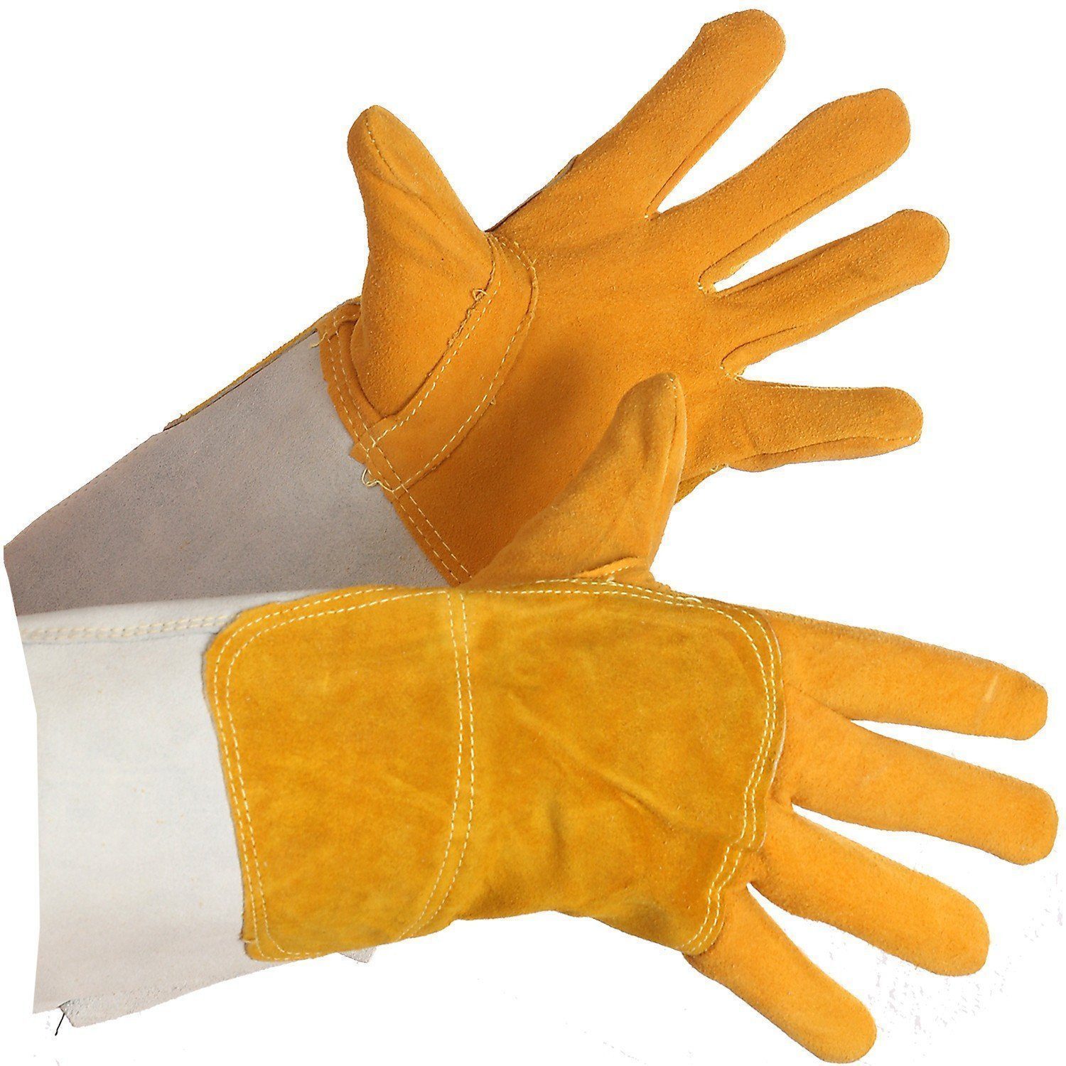 Deerskin Split Leather Welder - Hi Vis Safety