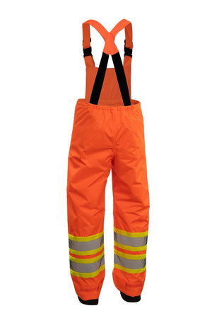 Hi Vis Insulated Miner Bib Pant - Hi Vis Safety