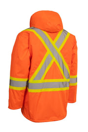 Hi Vis Insulated Miners Jacket - Hi Vis Safety