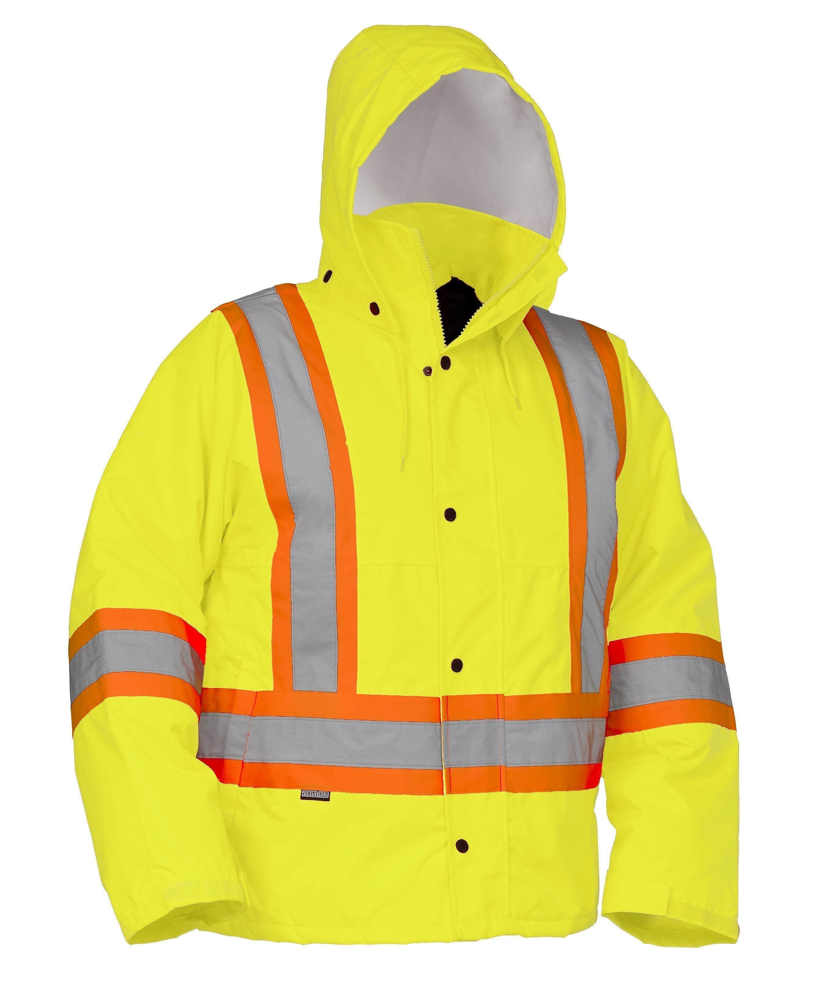 Hi Vis Safety Driver s Jacket Orange 2XL