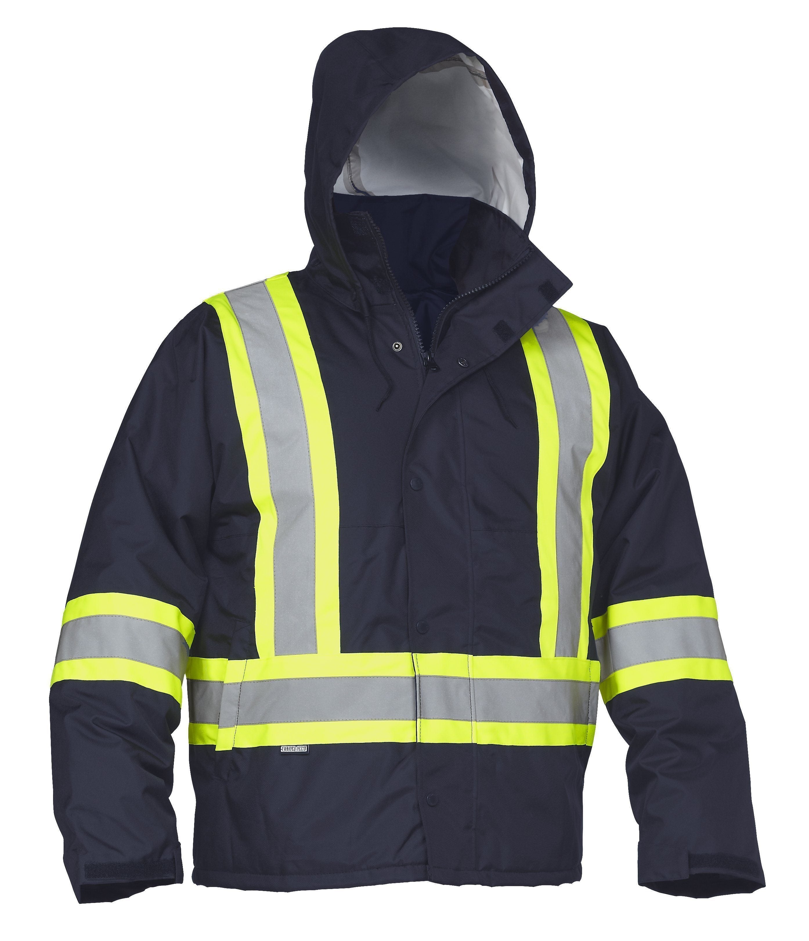 Black safety jacket best sale