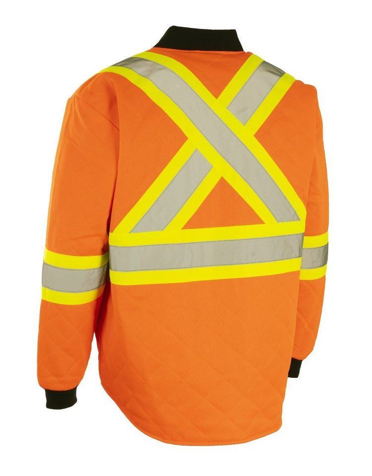 Hi Vis Safety Freezer Jacket - Hi Vis Safety