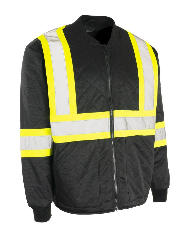 Hi Vis Safety Freezer Jacket - Hi Vis Safety