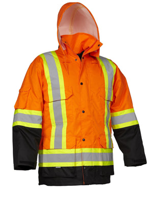 Hi Vis Safety Winter Cargo Parka - Hi Vis Safety