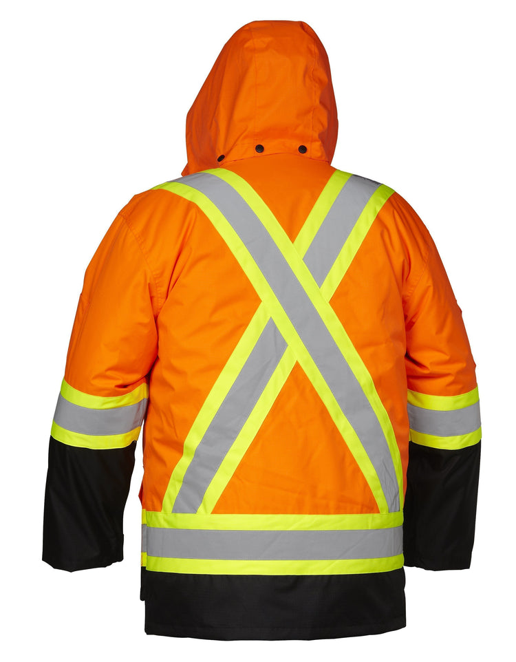 Hi Vis Safety Winter Cargo Parka - Hi Vis Safety