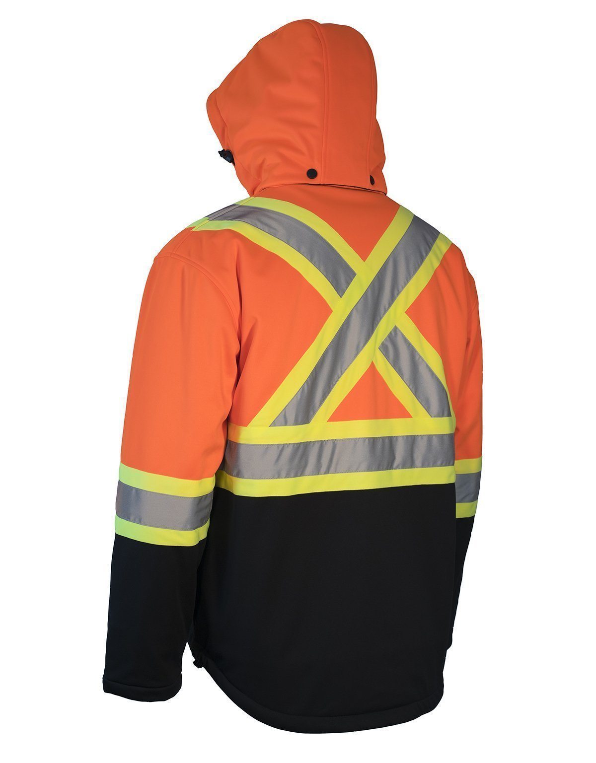 Forcefield Hi Vis Softshell Winter Safety Jacket Orange 4xl