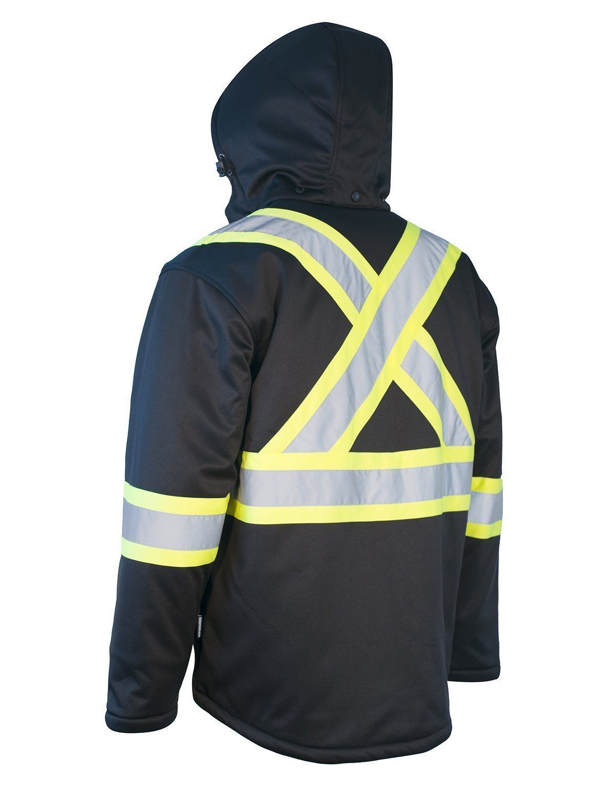 Forcefield Hi Vis Softshell Winter Safety Jacket Orange M