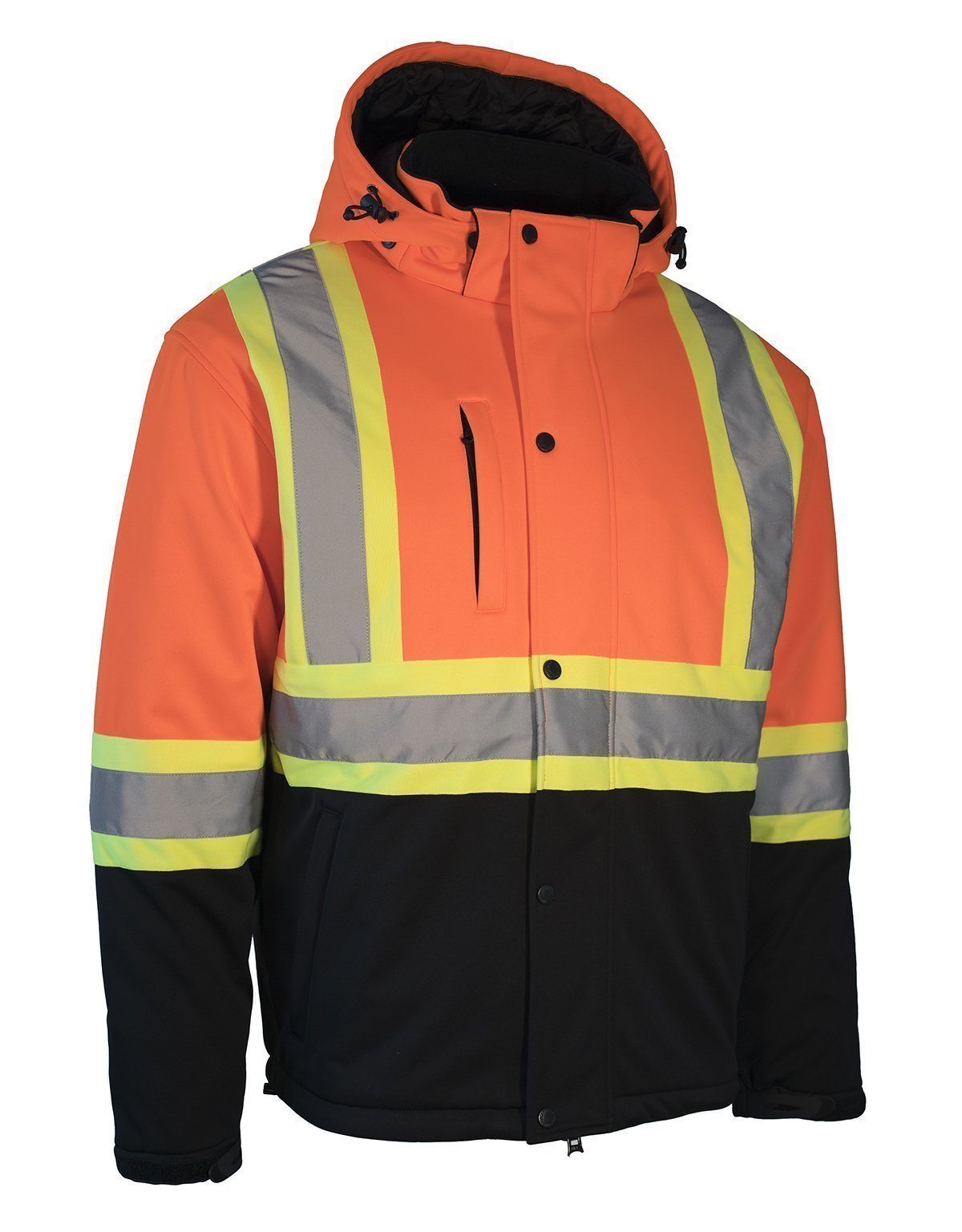 Hi Vis Softshell Winter Safety Jacket - Hi Vis Safety