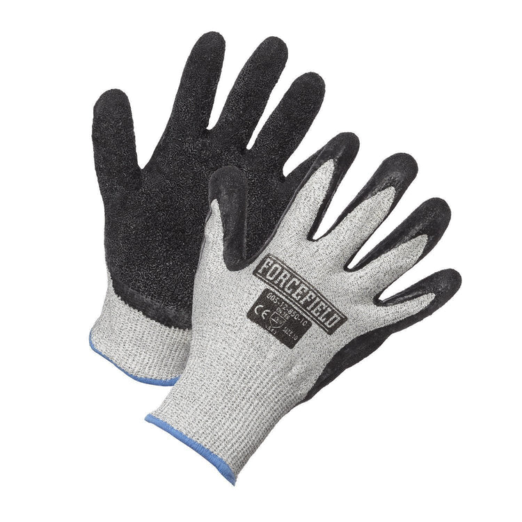 Nitrile Foam Palm Coated Cut Resistant Glove, HPPE Cut Level 3 - Hi Vis Safety