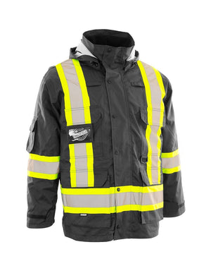 Re-Engineered 4-in-1 Hi Vis Safety Parka - Hi Vis Safety